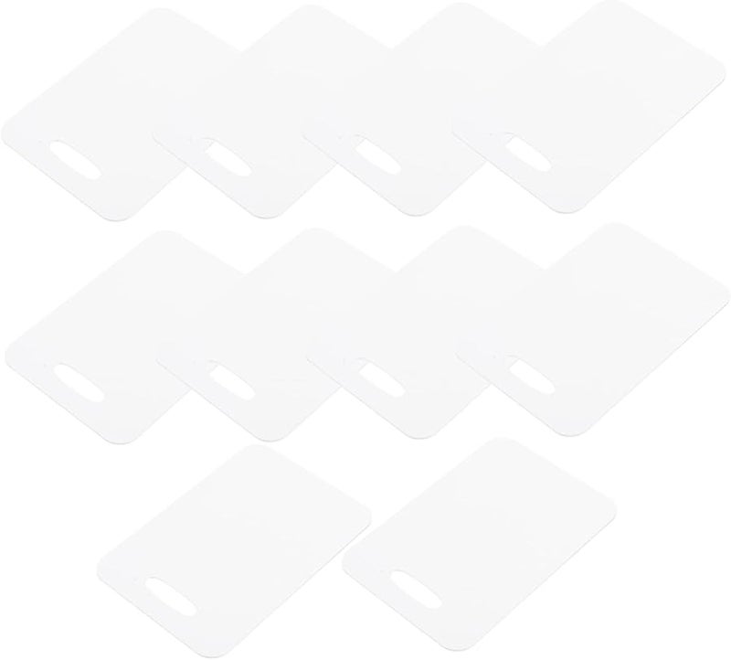 علامات الأمتعة الفارغة المتينة ذات الوجهين 10 قطع مجموعة للحقائب سهلة التعريف - Image 1